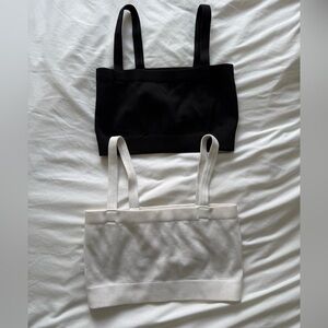 DYNAMITE Ribbed Crop Tank Set — size XS/S